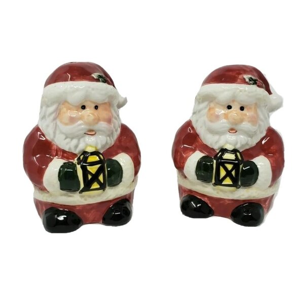 Salt Pepper Shakers Santa Claus Christmas Novelty  3.25 in - Picture 1 of 6